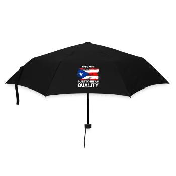 Puerto Rico | Puerto Ricaner Flagge Geschenkideen - Regenschirm (klein) - Schwarz - Vorne