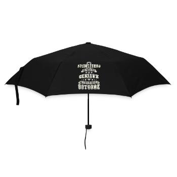 Apiculteur génial anniversaire Octobre, abeilles - Parapluie standard - noir - Devant