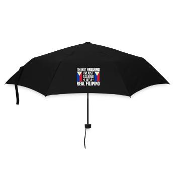 Philippinen - Regenschirm (klein) - Schwarz - Vorne