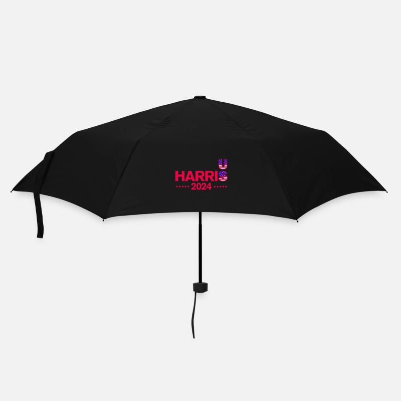 US Wahlen 2024 Harris - Regenschirm (klein) - Schwarz