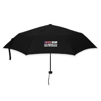 Puerto Rico Flagge | Puerto Ricaner Geschenkideen - Regenschirm (klein) - Schwarz - Vorne