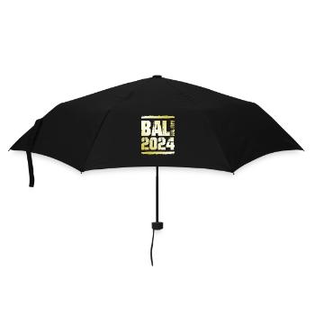 Bali 2024 Gold - Regenschirm (klein) - Schwarz - Vorne