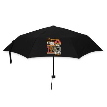 Légendaire depuis avril 1983 cadeau rétro d’anniversaire - Parapluie standard - noir - Devant