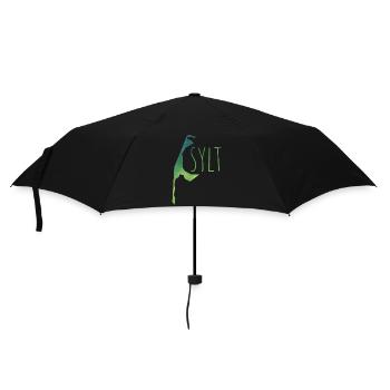 sylt - Regenschirm (klein) - Schwarz - Vorne