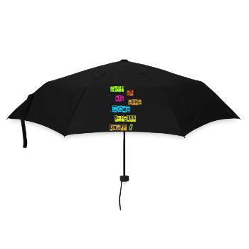 Do it like a seagull fuck it - Umbrella (small) - black - Front