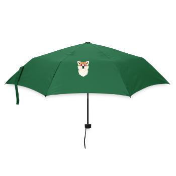Akita Inu Japan Sunglasses I Japanese Flag - Umbrella (small) - bottlegreen - Front