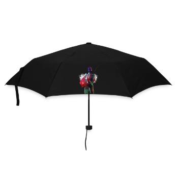 Fechten Sport Kunst #fencing #sport - Regenschirm (klein) - Schwarz - Vorne