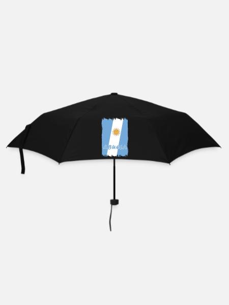 Argentinien Großmutter Design - Regenschirm (klein) - Schwarz