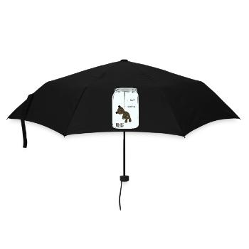 I hate cuddlIng - Umbrella (small) - black - Front
