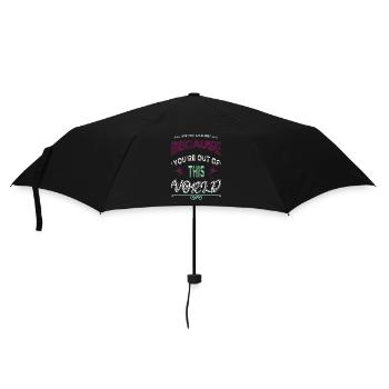 alien loving kid area51 birthday present idea - Regenschirm (klein) - Schwarz - Vorne