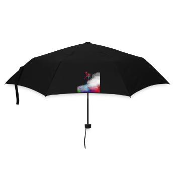 Skisport Kunst #ski #sport - Regenschirm (klein) - Schwarz - Vorne
