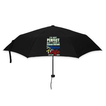 Philippinen Filipina Stolz Flagge Pinay I Geschenk - Regenschirm (klein) - Schwarz - Vorne