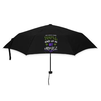 geek cool bmx humour littéraire cyclisme bday costume - Parapluie standard - noir - Devant