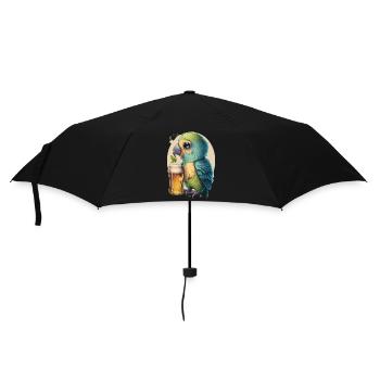 Sweet Beer Parrot - Umbrella (small) - black - Front