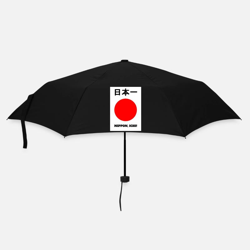 Nippon, Ichi! - Regenschirm (klein) - Schwarz