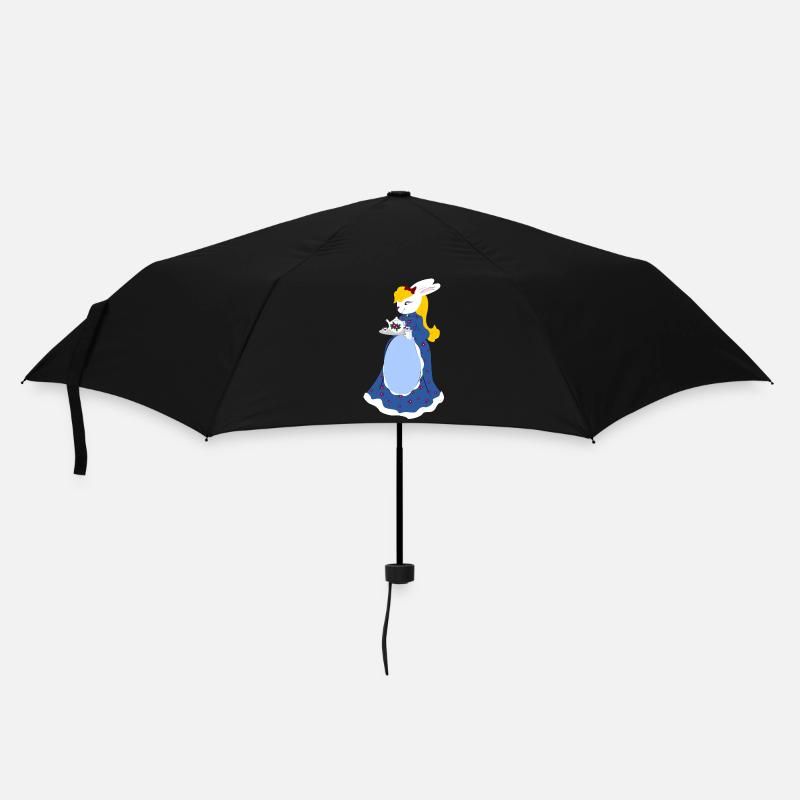 Lapine Tea Time - Regenschirm (klein) - Schwarz