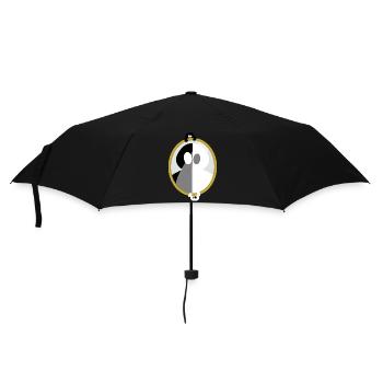 Mirror ink stains - Umbrella (small) - black - Front