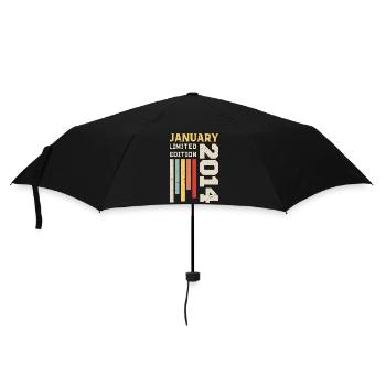 Janvier 2014 - Cadeau anniversaire Janvier 2014 - Parapluie standard - noir - Devant