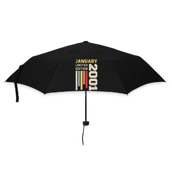 January 2001 - January 2001 Birthday Gift - Umbrella (small) - black - Front