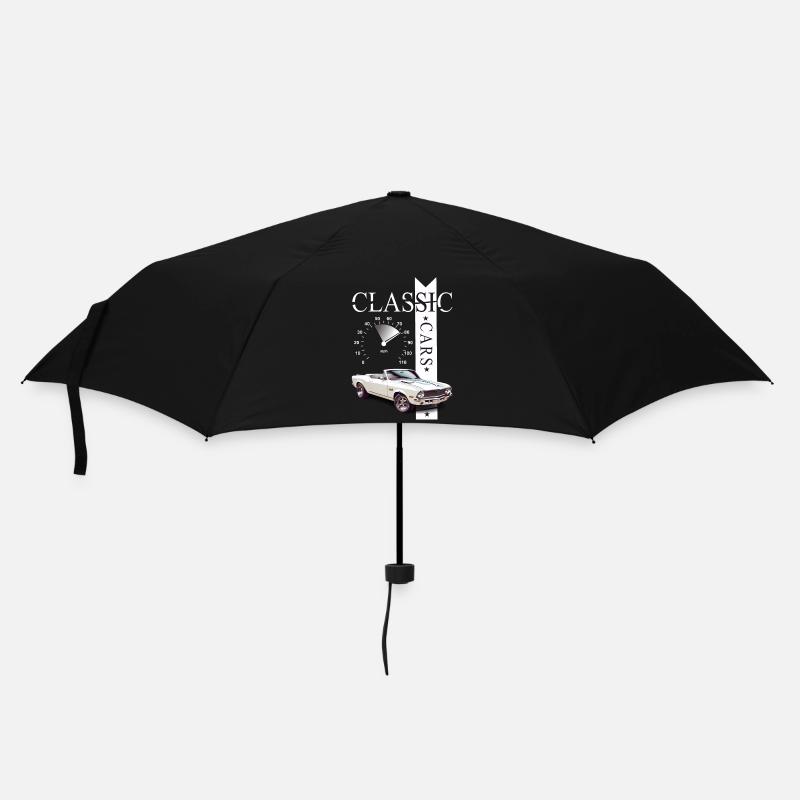 Classic Car - Regenschirm (klein) - Schwarz