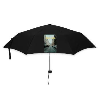 HalloWien - Regenschirm (klein) - Schwarz - Vorne