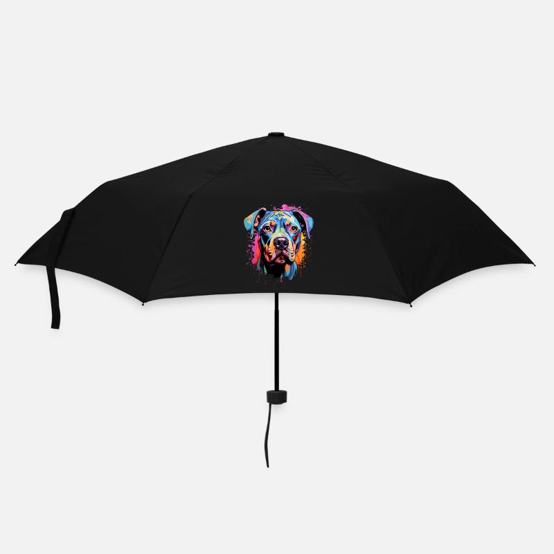 Boxer coloré - Parapluie standard - noir