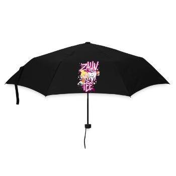 Zahnheldin Comiczauber - Regenschirm (klein) - Schwarz - Vorne