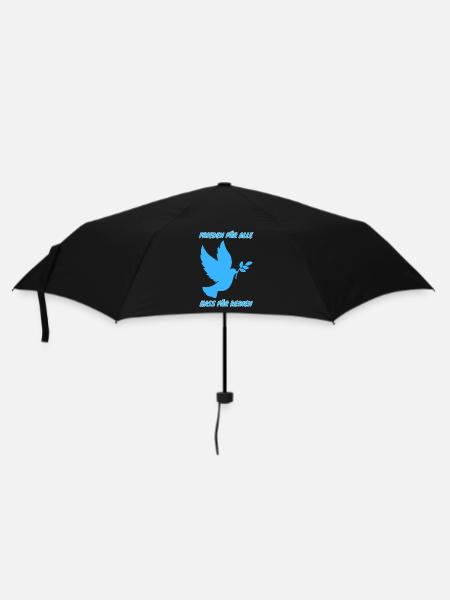 Démo Paix pour tous Haine pour le n° 4 - Parapluie standard - noir