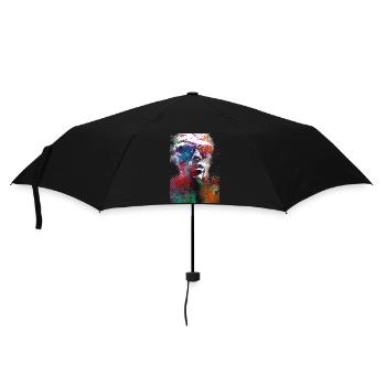 Swimmer sport #swimmer #sport - Umbrella (small) - black - Front