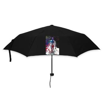 Swimmer sport #swimmer #sport - Umbrella (small) - black - Front