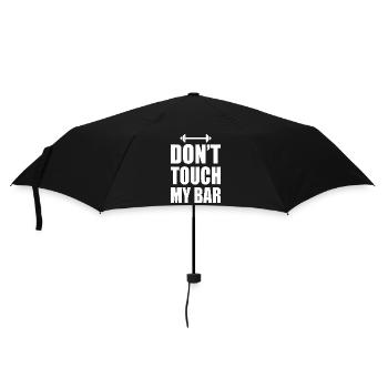 Dont touch my bar - Regenschirm (klein) - Schwarz - Vorne