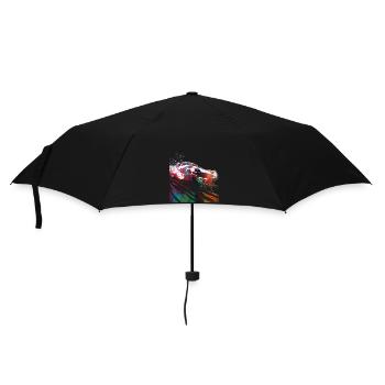 Autorennen #racing #sport - Regenschirm (klein) - Schwarz - Vorne