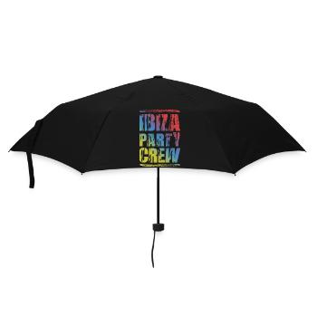 Ibiza Party Crew Colorful - Umbrella (small) - black - Front