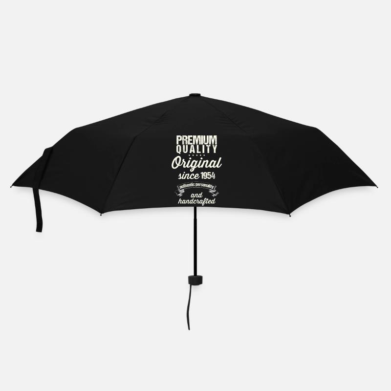Année 1954 - Parapluie standard - noir