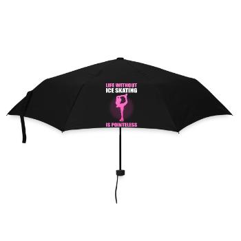 Ice skating Ice skating Ice skating - Umbrella (small) - black - Front