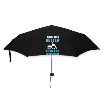 Fauteuil roulant - Parapluie standard - noir - Devant