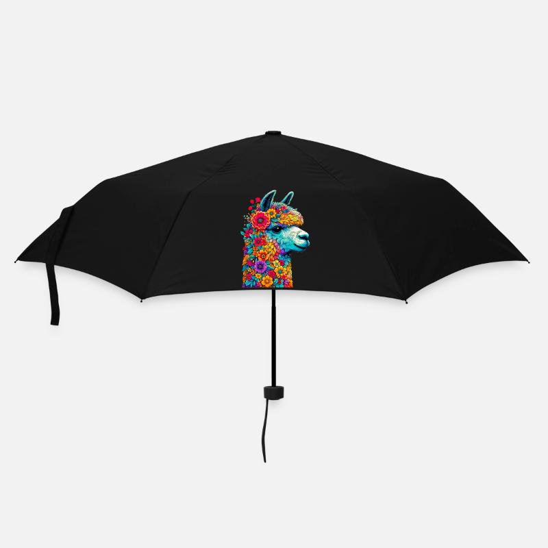 Alpaka - Regenschirm (klein) - Schwarz