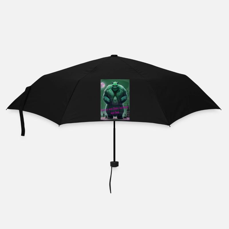 Halloween 1 - Regenschirm (klein) - Schwarz