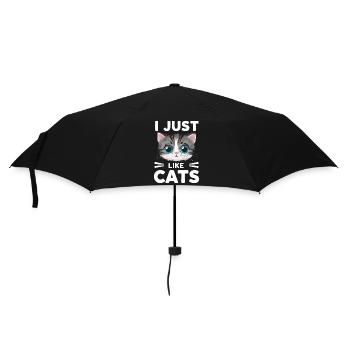 Chat Chats Amoureux Chat Propriétaire Chaton - Parapluie standard - noir - Devant