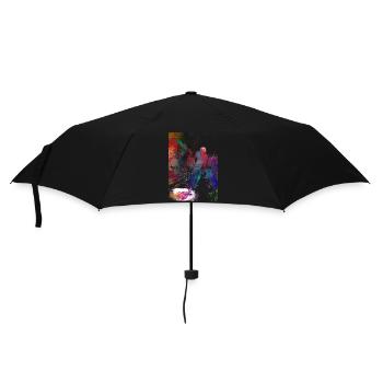 Cycling #cycling #sport #bike - Umbrella (small) - black - Front