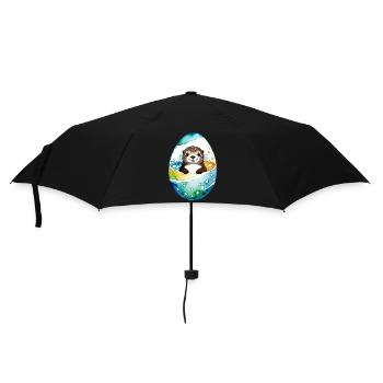 Otter Easter Watercolor - Umbrella (small) - black - Front