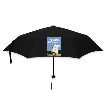 Skagen Danemark Affiche de voyage - Parapluie standard - noir - Devant