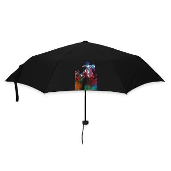 Horse Rider sport art #rider #horse #sport - Umbrella (small) - black - Front