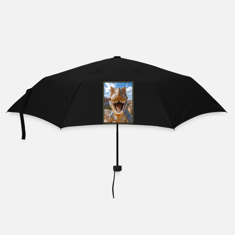 Dino Dinosaure Dinosaure - Parapluie standard - noir