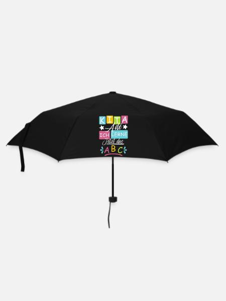 Kita Abgänger 2026 - Regenschirm (klein) - Schwarz
