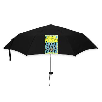 Brume Marine et  éventaile de sardines - Parapluie standard - noir - Devant