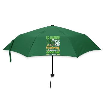 Garten- Und Pflanzenliebhaber Geschenke - Regenschirm (klein) - Flaschengrün - Vorne