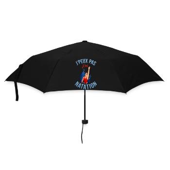 I can't I swim - Umbrella (small) - black - Front