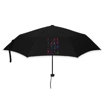 Baseballspieler #baseball #sport - Regenschirm (klein) - Schwarz - Vorne