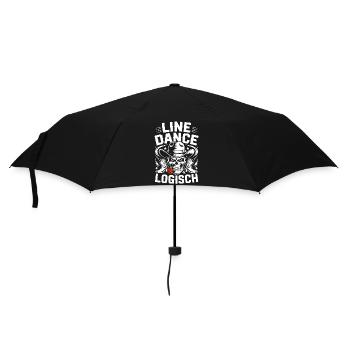 Line Dance Logical Skull - Umbrella (small) - black - Front